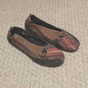 Women's Size 9 Mad Love Patterned Flats